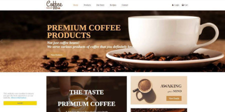 LMS Coffee Shop Website Design